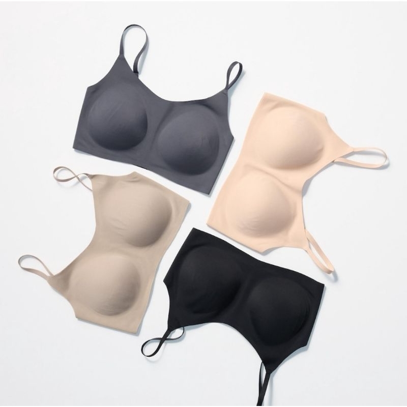 UNIQLO BRA TANPA KAWAT RILEKS SEAMLESS BH UNIQLO AIRISM TANPA JAHITAN