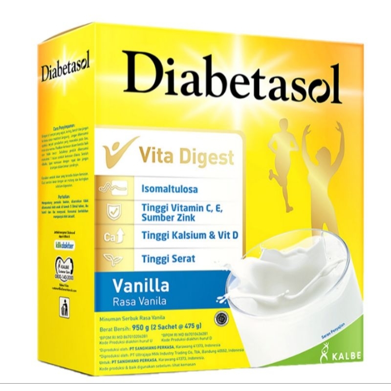 

Diabetasol Vita Digest Vanilla 950 gram susu bubuk