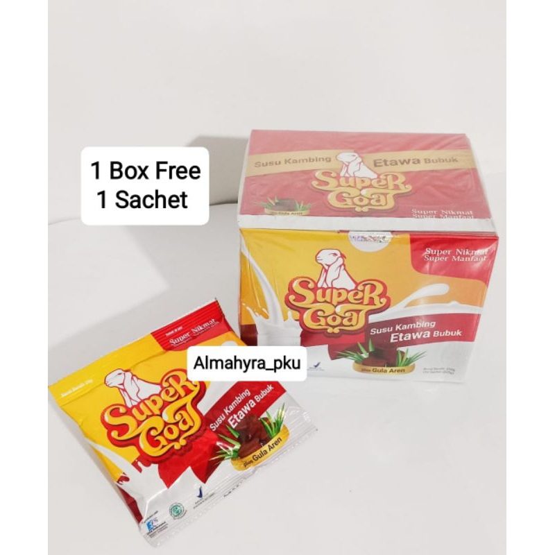 

Supergoat Susu Kambing Etawa Bubuk Dengan Gula Aren Free 1 Sachet
