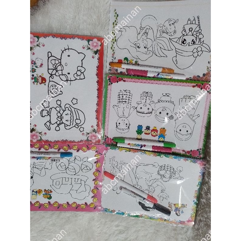 

10 PCS MEWARNAI SPIDOL BESAR