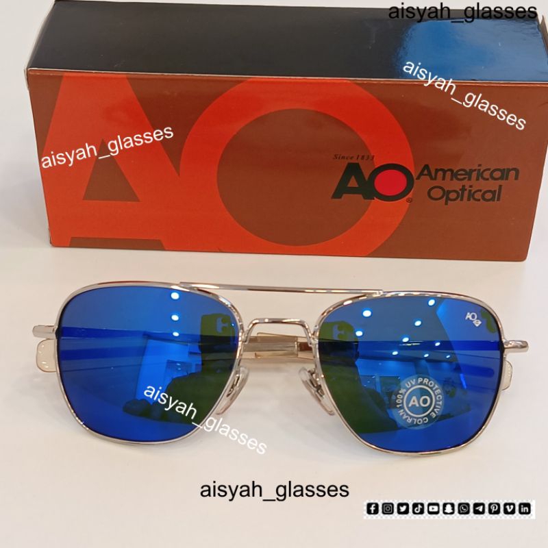 kacamata AO SKYMASTER 20KGP american optical pilot fashion pria wanita AO