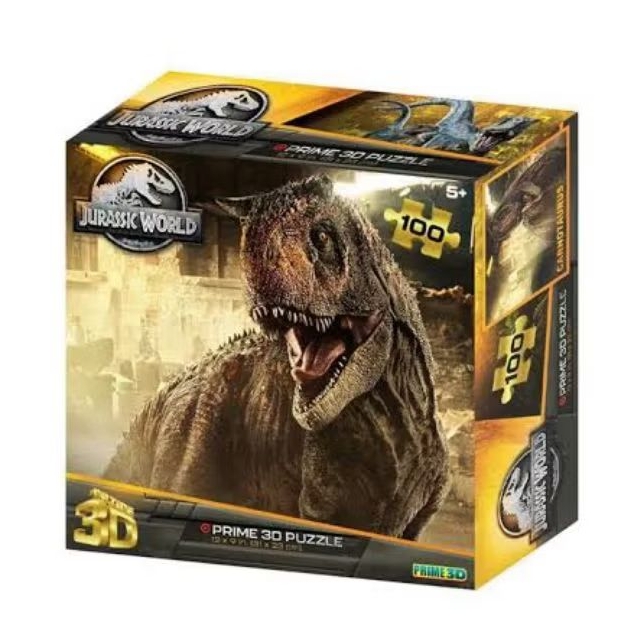 Prime 3D Jigsaw Puzzle Jurassic World - Carnotaurus 100 Pcs Puzzle