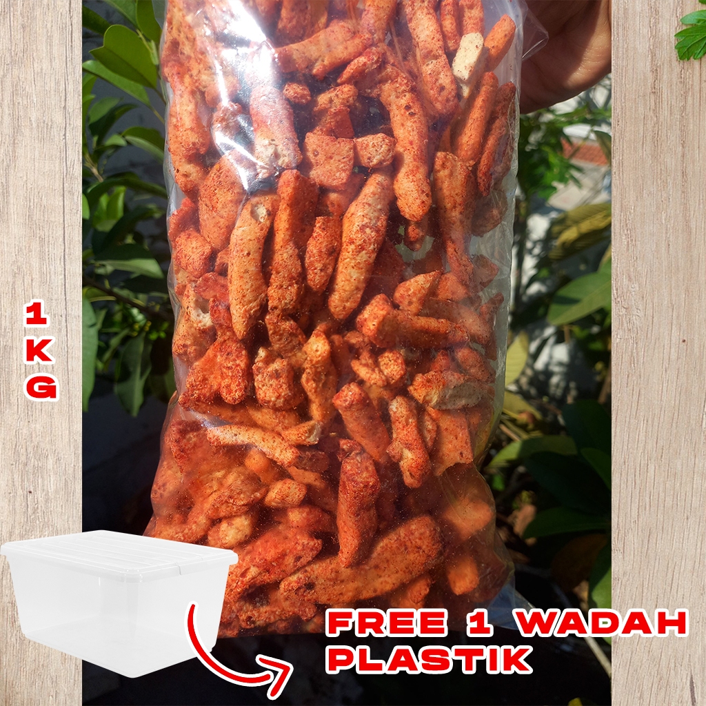 

basreng kering viral xtra pedas 1 kg / cemilan basreng termurah [BISA COD/bayar di tempat]