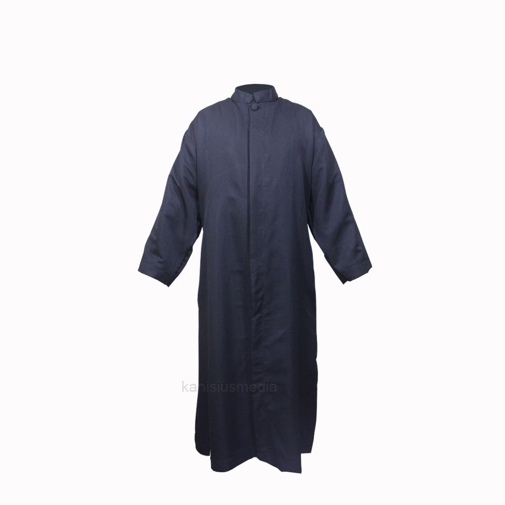 Jubah Pastor Polos Hitam