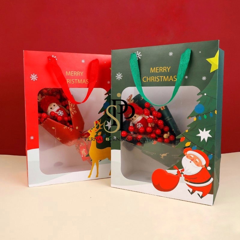 

[35 X 24 X 14CM] PAPER BAG NATAL CHRISTMAS EDITION KERTAS TAS KERTAS HANDBAG PACKAGING PACKING CHRISTMAS GIFT HADIAH NATAL PAPPER BAG MIKA BAG GIFT BOX GOODIE BAG TAS KADO GABLE BOX JENDELA MIKA TENTENGAN AKSESORIS NATAL DECORATION DEKORASI SOUVENIR