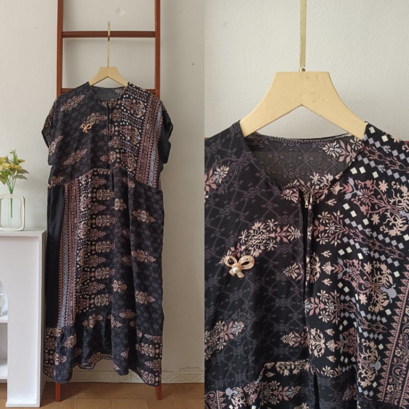 ARUM DRESS DASTER MURAH DASTER JUMBO DASTER CRINKLE