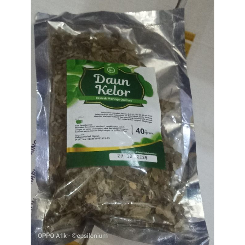 

TEH TUBRUK DAUN KELOR 40gr