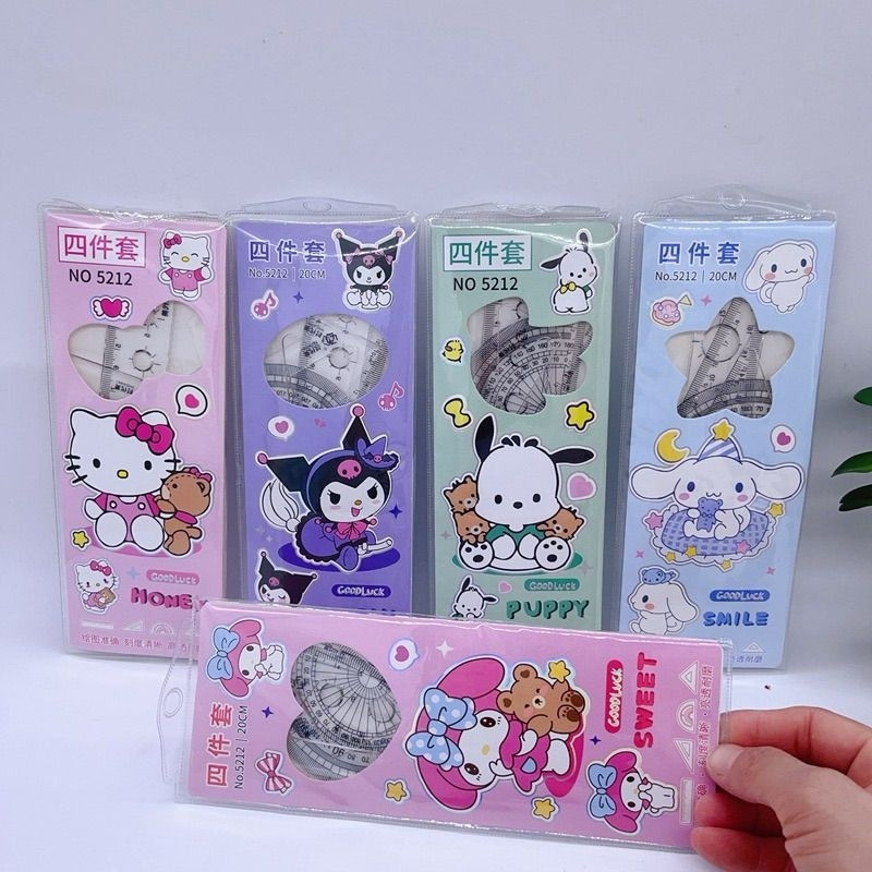 

PENGGARIS MOTIF SANRIO SET ISI 4PCS/KEMASAN (FREE POUCH)
