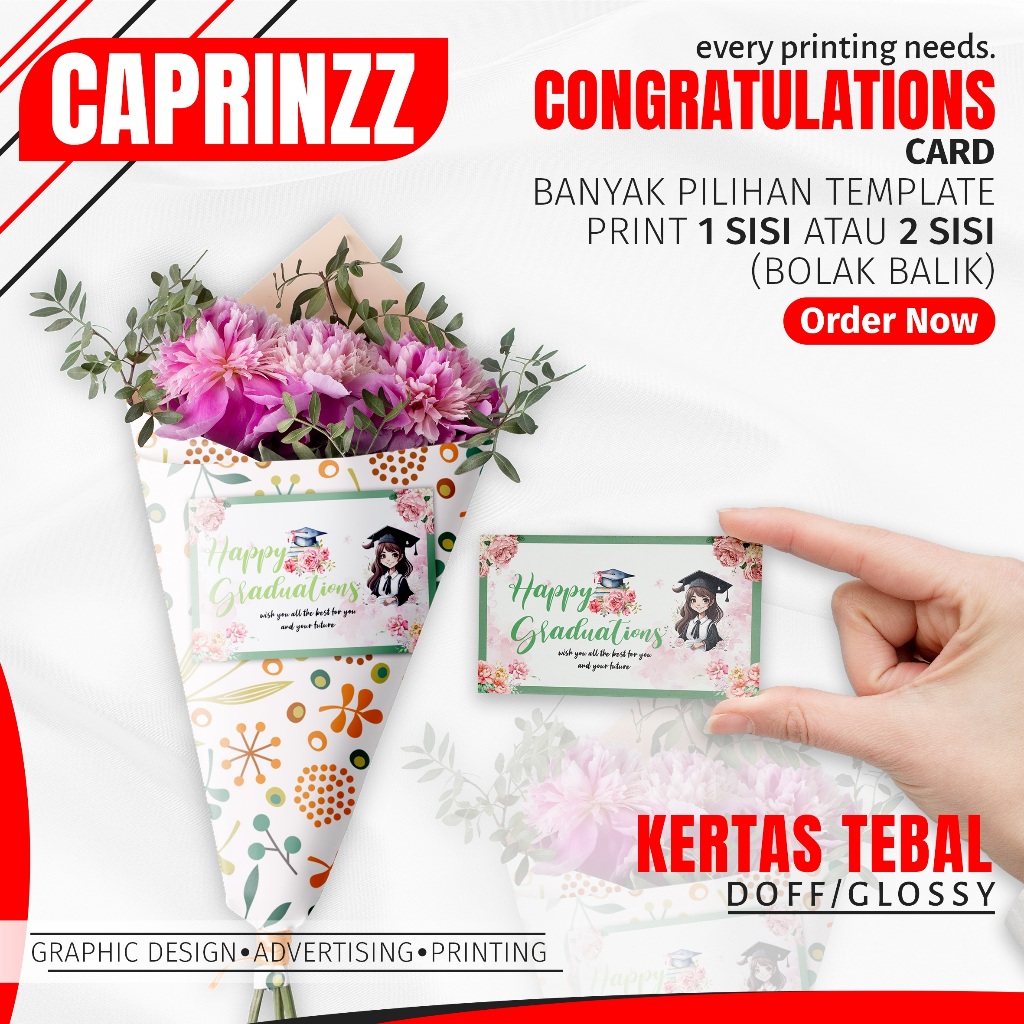 Greeting Card Graduation - Kartu Ucapan Wisuda - KARTU WISUDA - Gift Card Graduation