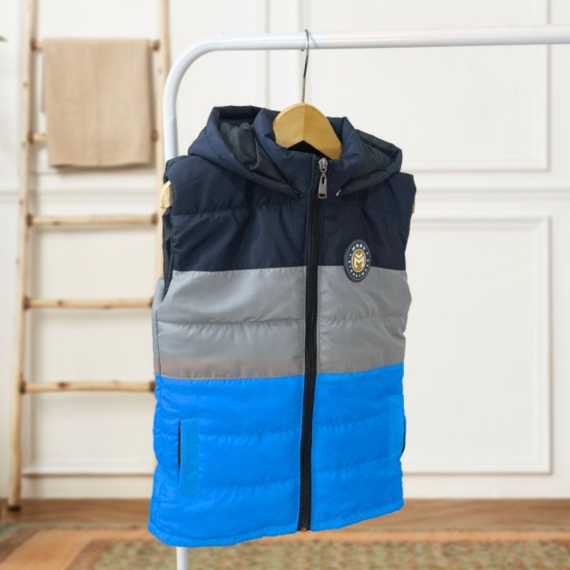 Rompi hoodie anak keren rompi anak hoodie rompi outdoor anak rompi lapangan anak