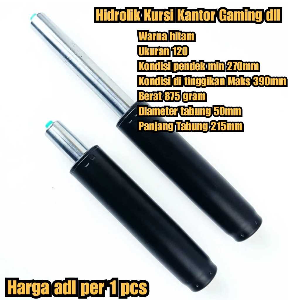 Hidrolik kursi kantor 120 pegas kaki tengah kursi kantor gaming dll cagak kursi gaming kantor dll