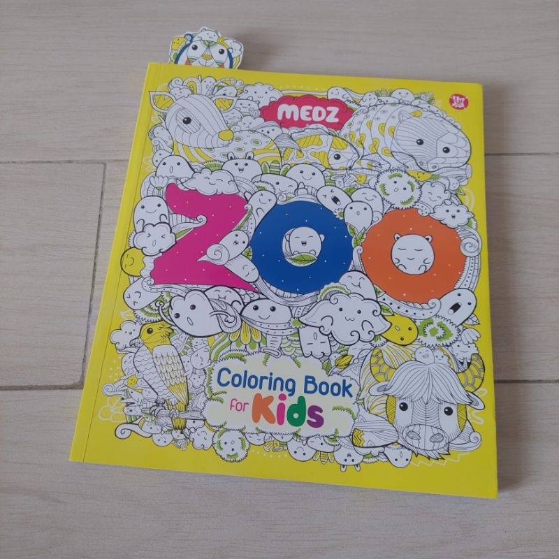 

zoo coloring book for kids beli di gramed