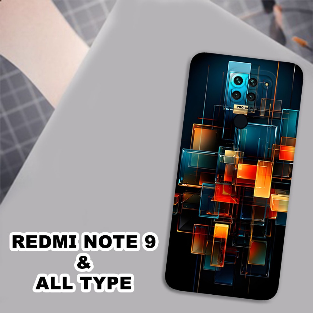 (GC10) Softcase karet Hp REDMI NOTE 9 | Case Abstrak | Case REDMI NOTE 9 Silikon Tpu Pro Camera | Ke