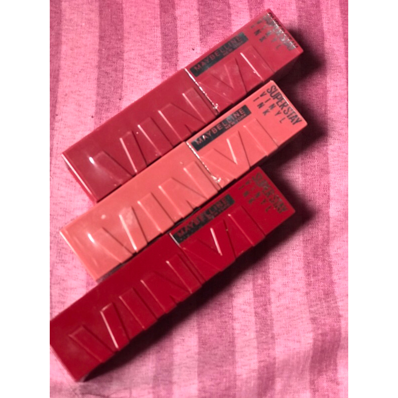 Maybelline Superstay vinyl ink (PRELOVED)