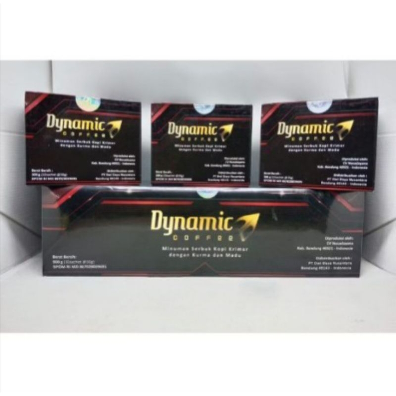 

[PROMO] Dynamic coffee Kopi Dynamic minuman serbuk kopi gula krimer 1 Box isi 10 Sachet @300g original.