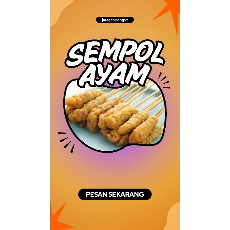 

sempol ayam 1 pack isi 10