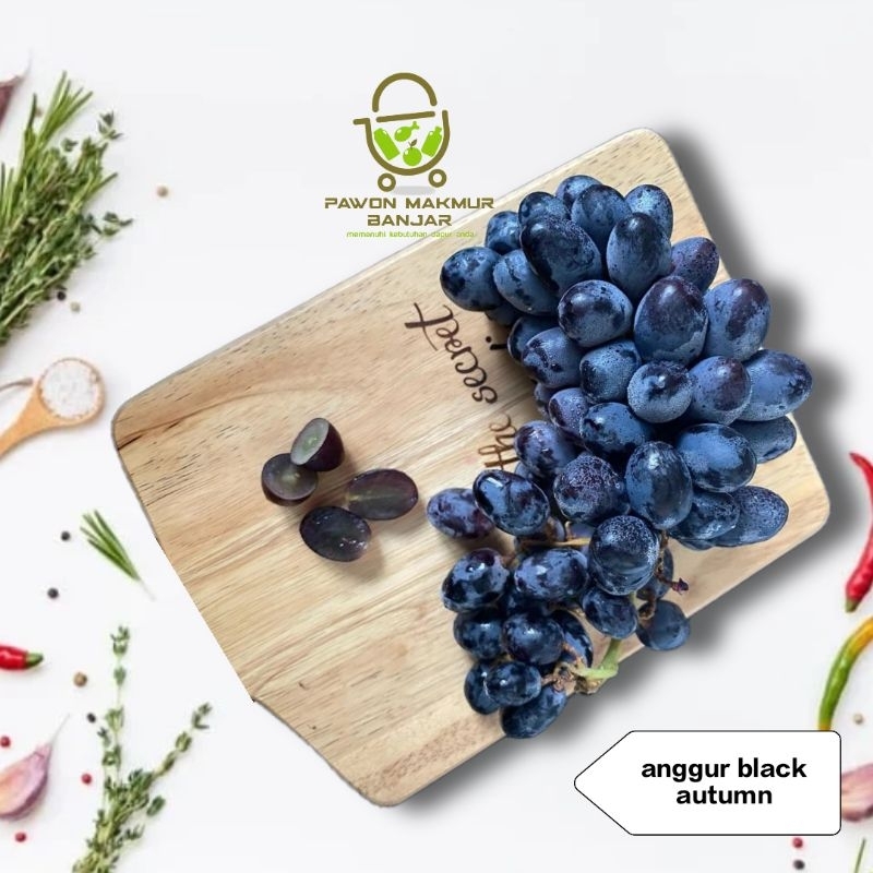 

BUAH ANGGUR BLACK AUTUMN SEEDLESS