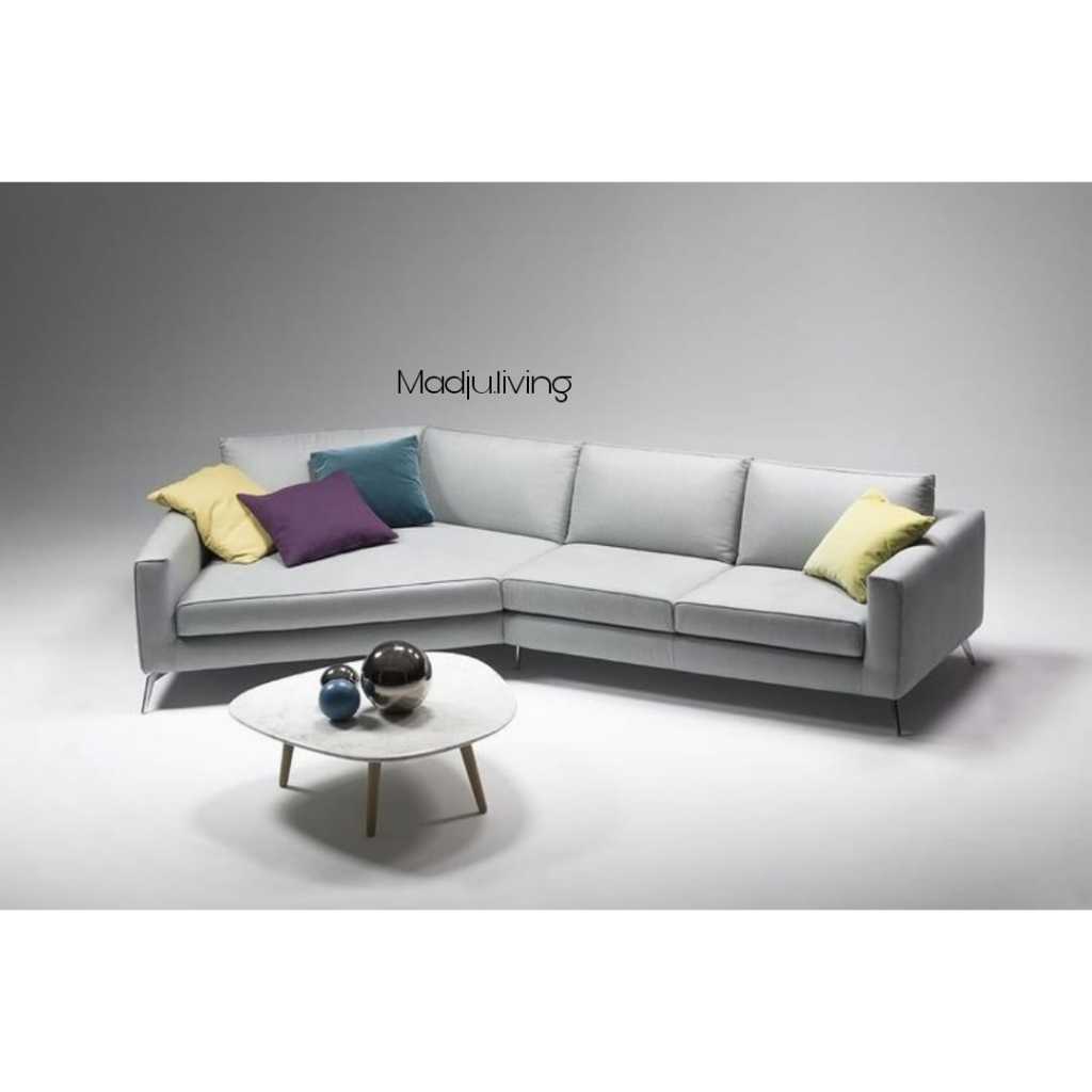 BATMAN sofa ruang tamu minimalis, kursi L minang sudut