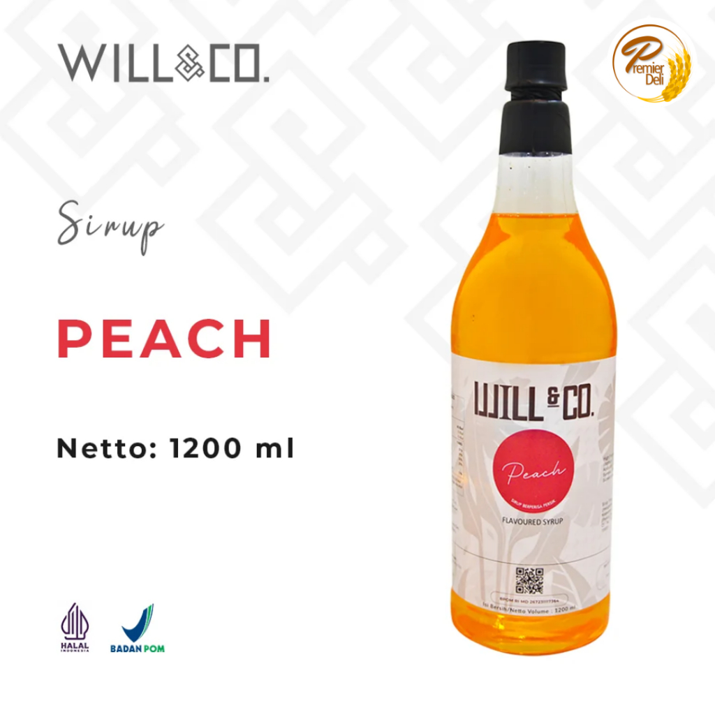 

Sirup Peach Will&Co 1.2 liter