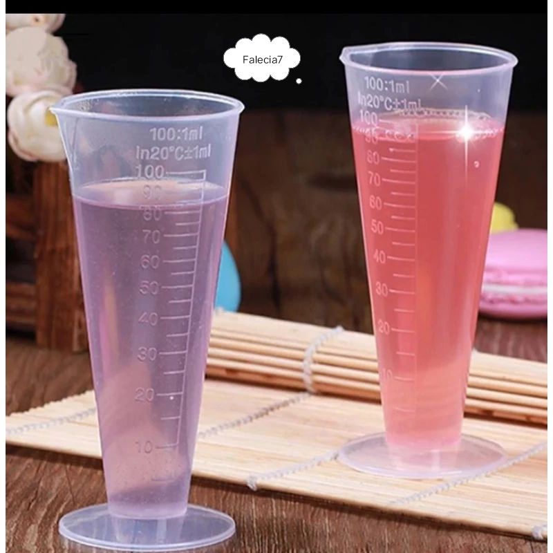 Gelas Ukur Plastik 100 Ml Gelas Takar Plastik