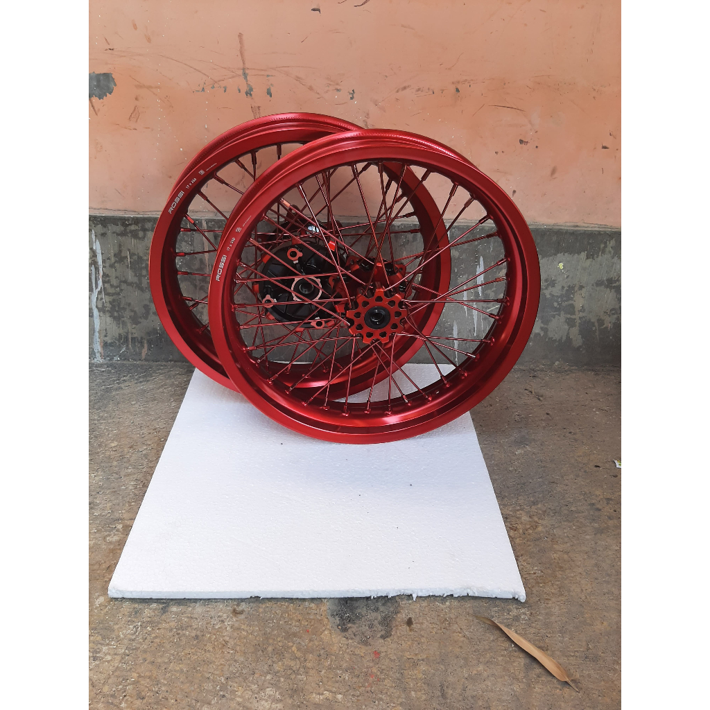 WHEELSET SUPERMOTO CRF 300/350 TANPA BAN RING 17 MURAH