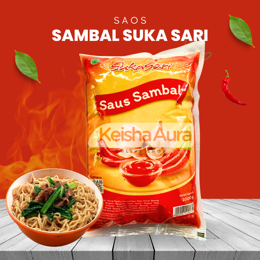 

Suka Sari Saus Sambal 1 kg Rasa Premium