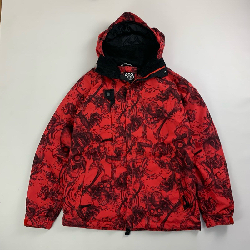 HOODED GROPCORE JAKET 686 AOP
