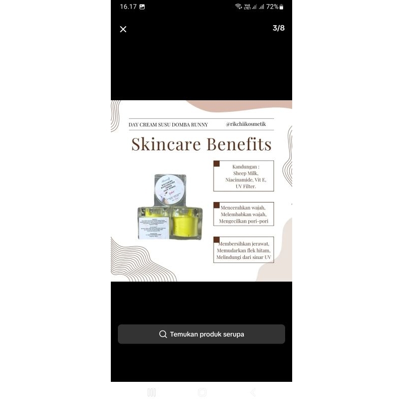 Cream susu domba original