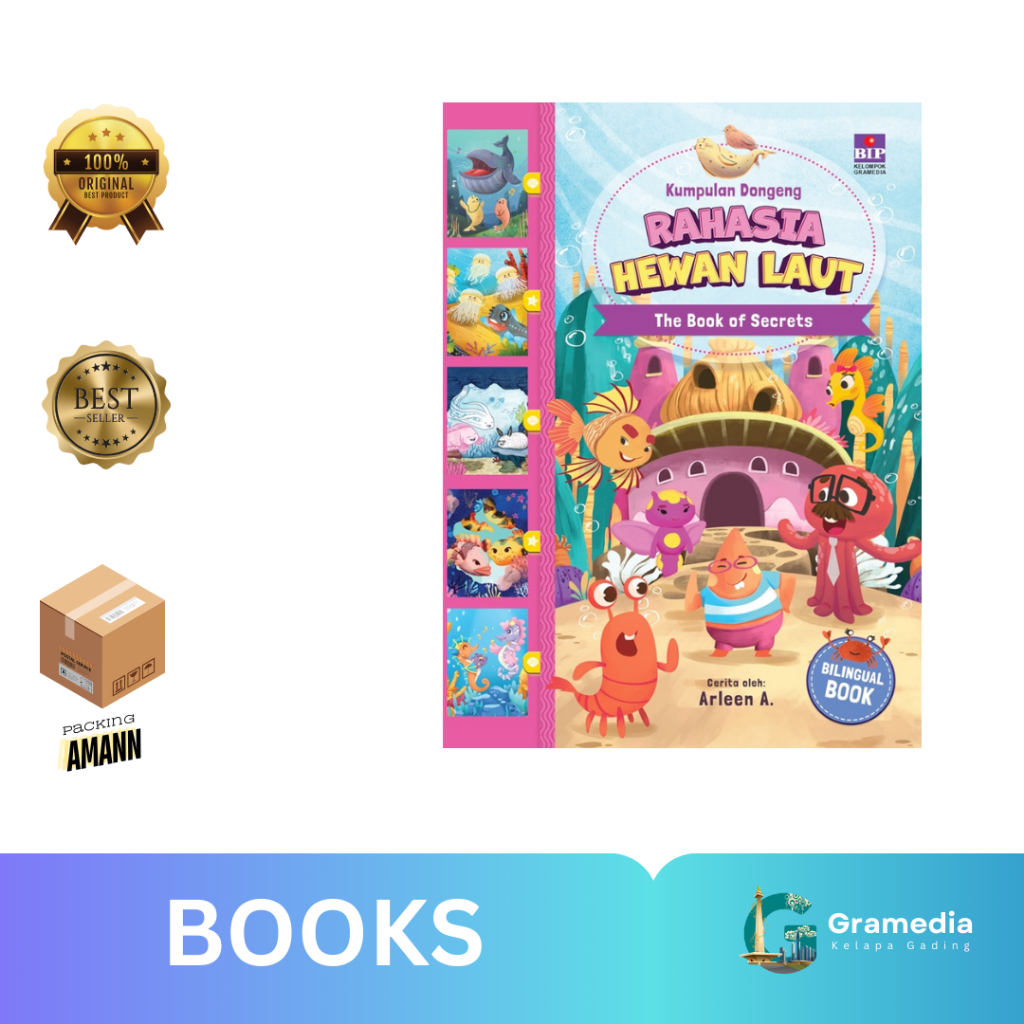 Gramedia MKG - Buku Anak Kumpulan Dongeng Rahasia Hewan Laut (Arleen A.)