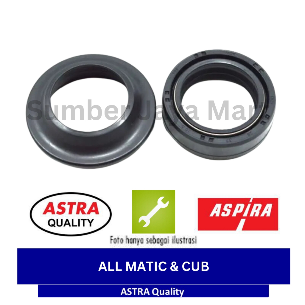 Seal Sil Shock Depan REVO SUPRA KARISMA VARIO BEAT SPACY SCOOPY JUPITER MIO SPIN SMASH SHOGUN GN5 AS
