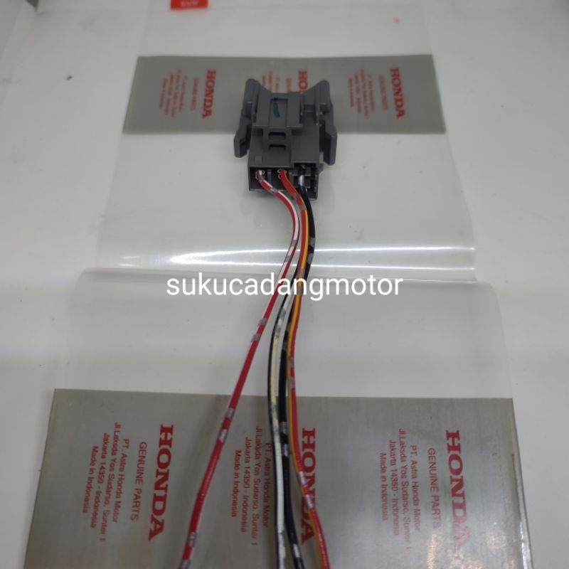 Soket Socket Relay Stater Kaki 4 Beat Fi Original Potongan Kabel Body