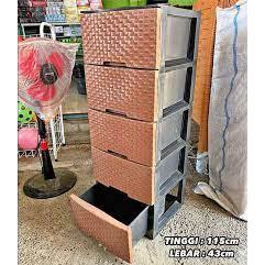 Bukan Napolly Almari Plastik Susun 4 Laci Gunplas