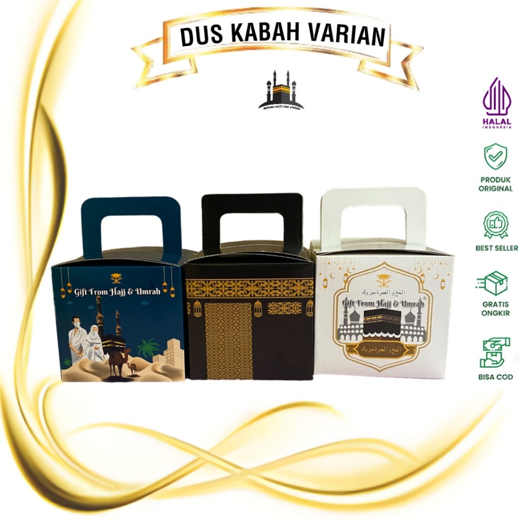 

Dus Box Kabah Kosong 1pcs - Box Kabah oleh oleh haji dan umroh