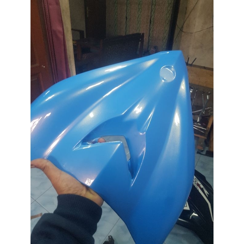cat motor biru lembayung gold
