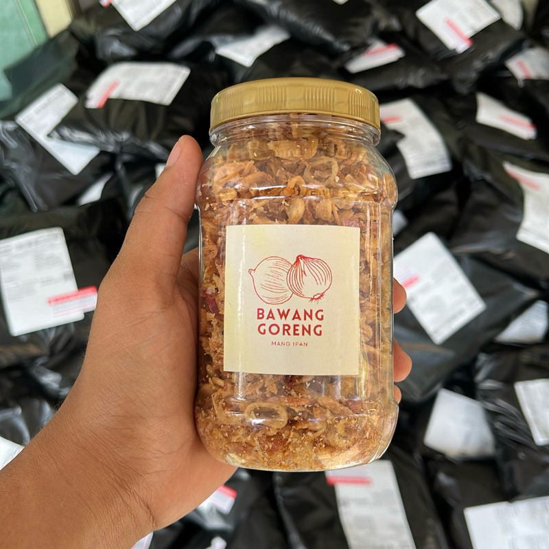 

BAWANG GORENG - Grade A [ 150 Gr ] Bawang Merah Goreng / Brambang Goreng, Grade A, Toples