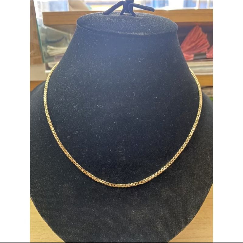 Kalung Emas Model Itali Terbaru Kadar 17K