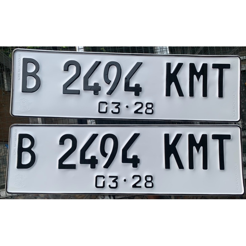 Plat nomor mobil persis samsat / plat nomor mobil logo C / plat nomor mobil asli samsat / plat nomor