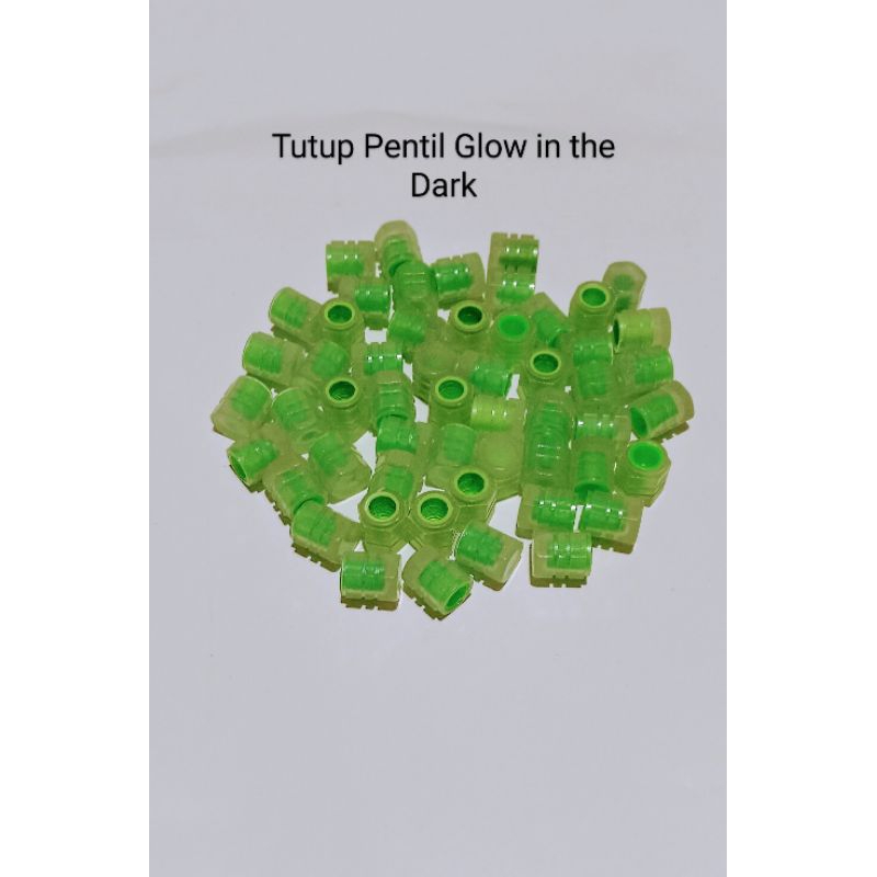 Tutup Pentil Glow In The Dark Motor Beat , Nmax , Vario , Universal