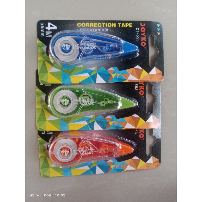 

Correction Tape Mini (stipo kertas/Tipe X Pita) merk JOYKO