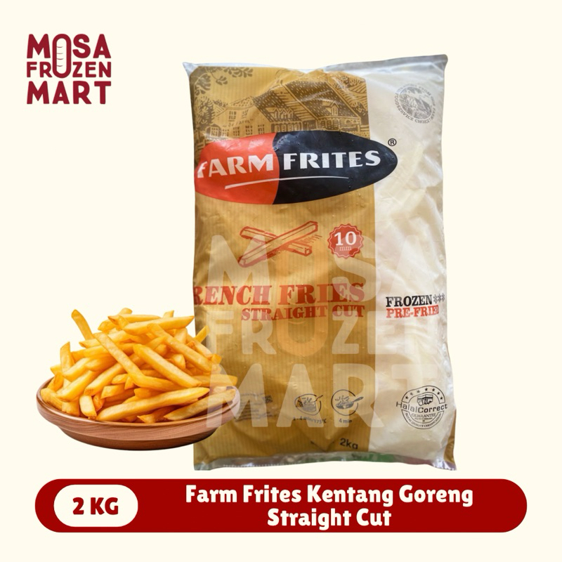 

Farm Frites French Fries Straight Cut 2 Kg | Kentang Goreng
