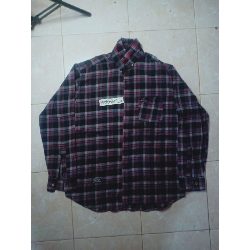 KEMEJA FLANEL HURLEY ORIGINAL