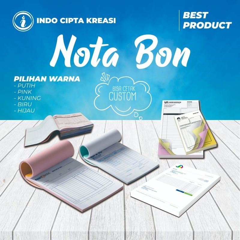 

Cetak nota 1 rim 2 ply / rangkap (nota NCR / surat jalan / form / invoice / faktur)