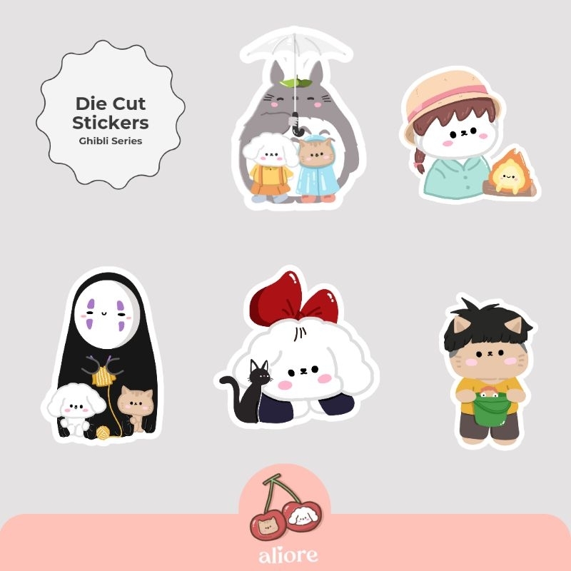 

Sticker Studio ghibli Die Cut Glitter by aliore