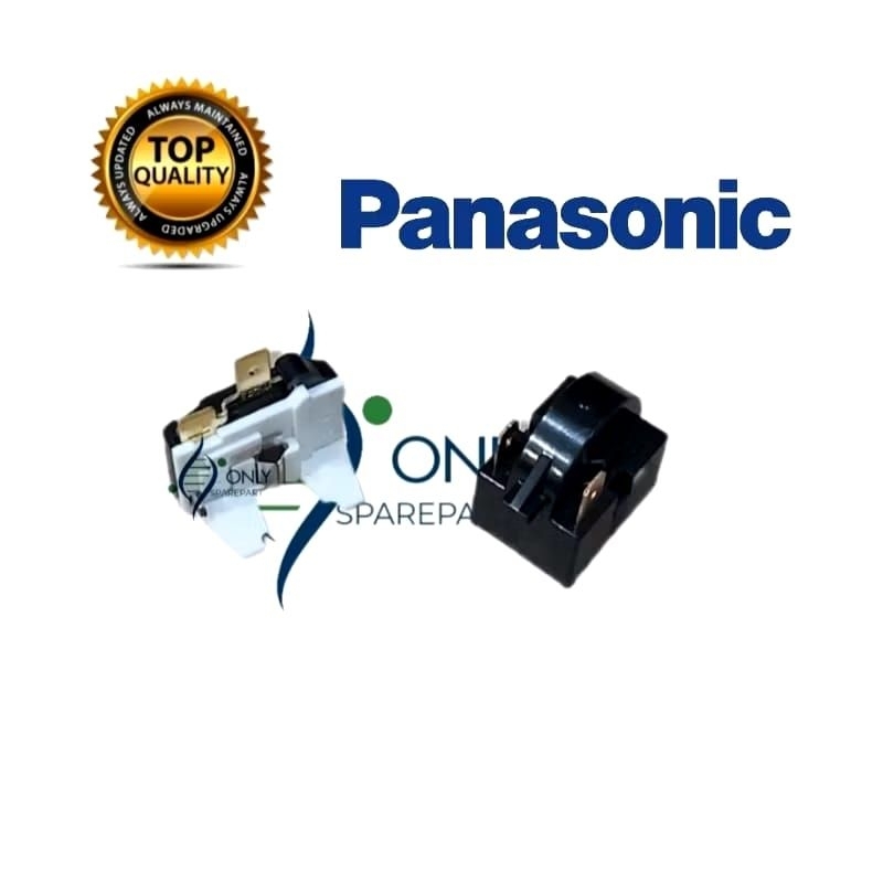 RELAY PTC , OVERLOAD PANASONIC ORI UNTUK KULKAS 1 DAN 2 PINTU # OTOMATIS KOMPRESOR KULKAS