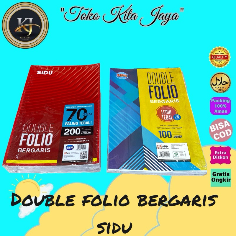 

Double folio bergaris sidu