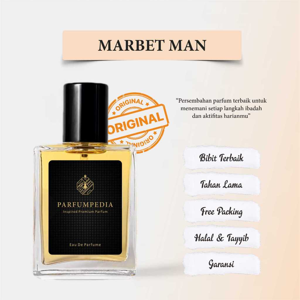 PARFUM SHOLAT MARBET MAN - Parfum spray premium aroma Marbit man by parfumpedia