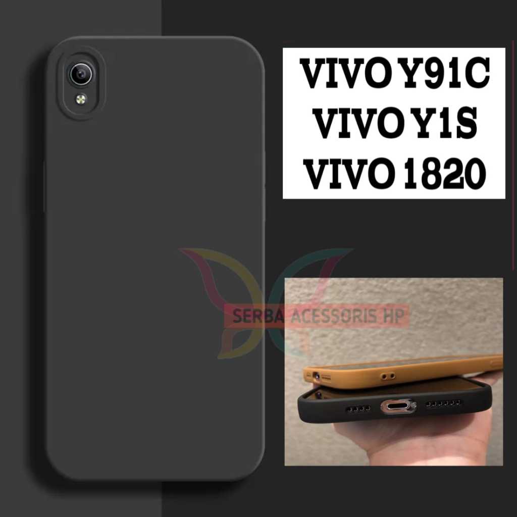 Case VIVO Y91C/VIVO Y1S/VIVO 1820 Softcase Macaron Polos Lembut Pelindung Camera