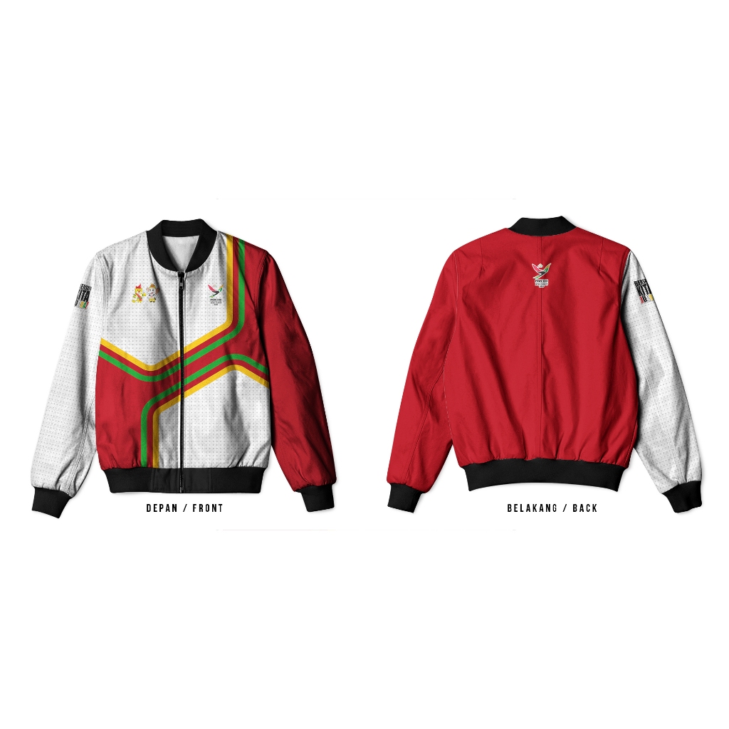 dStore - Jaket Bomber PON XXI ACEH SUMUT 2024 | Printing JaketBomber PON XXI ACEH SUMUT 2024 Terbaru
