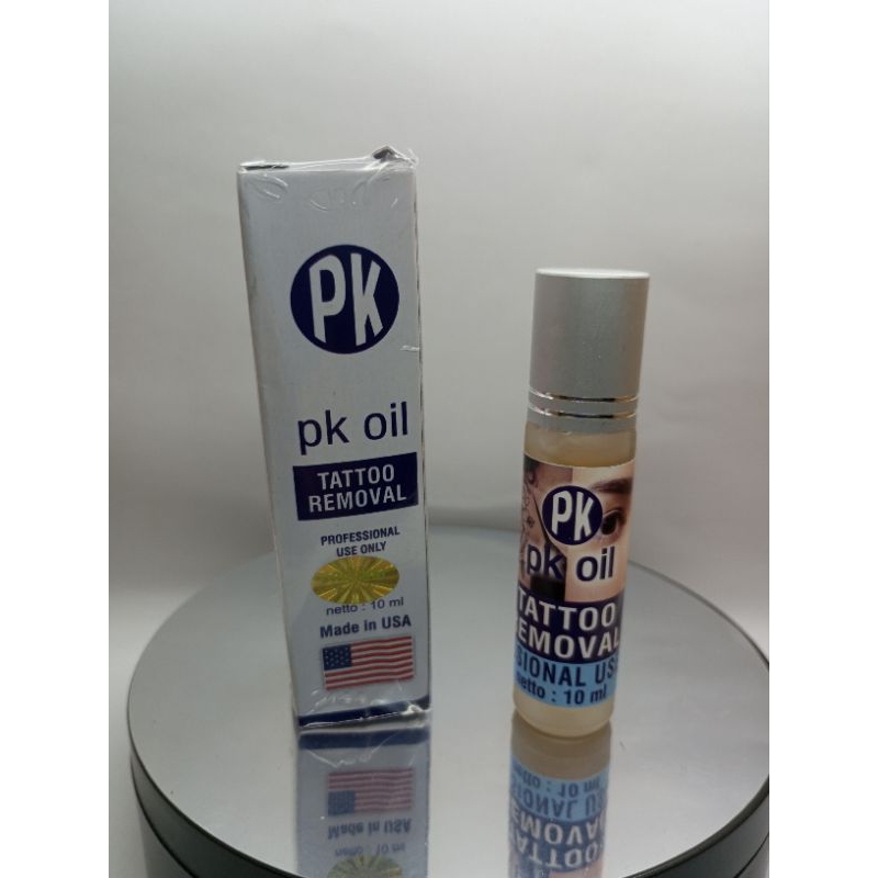 PK Oil Obat Penghilang Penghapus Tatto & Sulam Alis Aman Cepat & Permanen