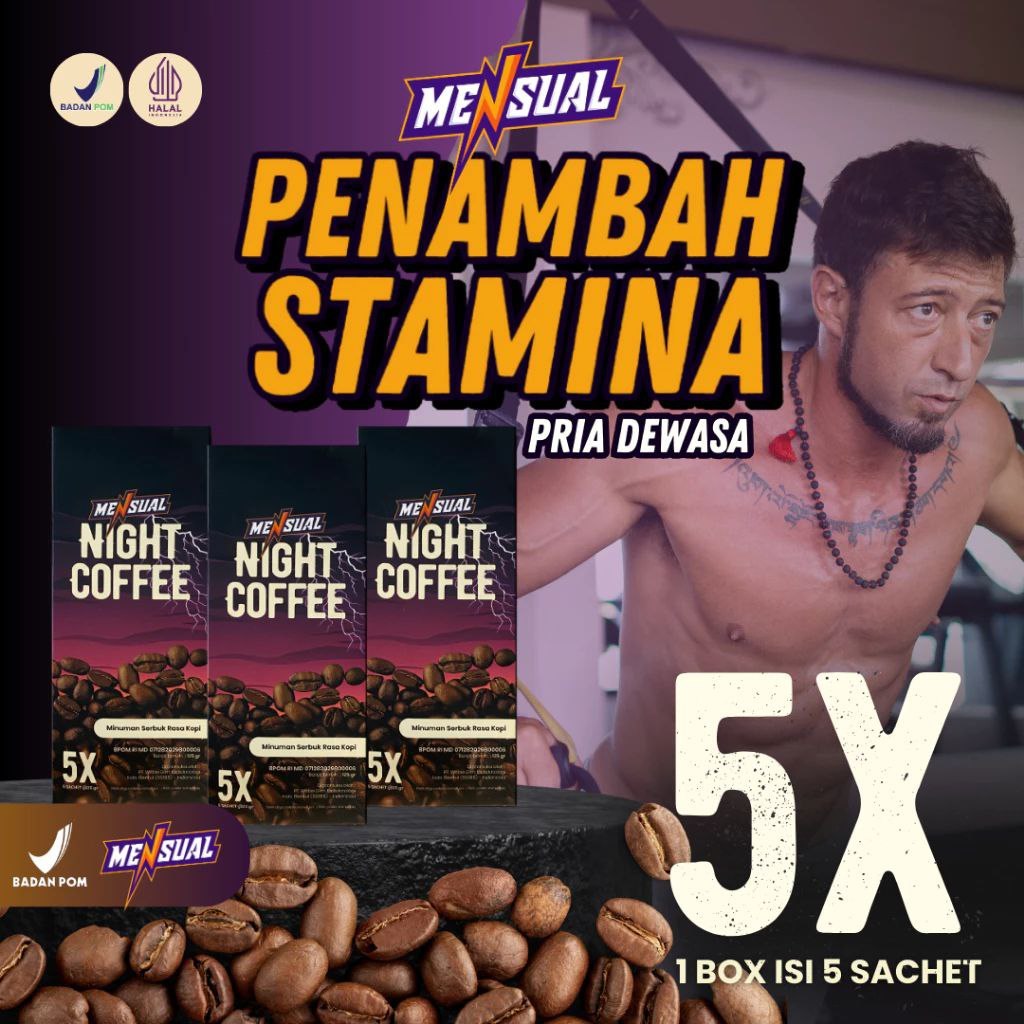 

Mensual Night Coffee - Kopi Penambah StaminaBPOM | Kopi Peningkat Vitalitas